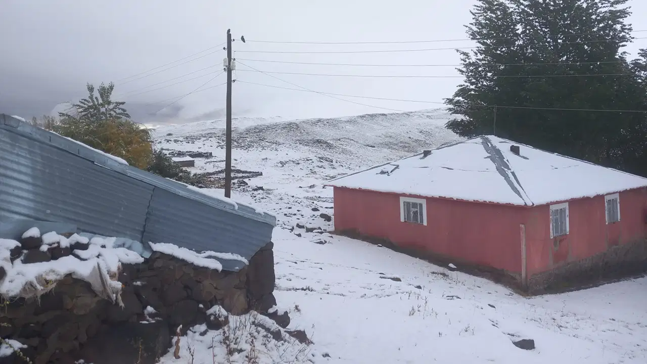 Bingöl'ün ilçelerinde kar yağışı etkili oldu