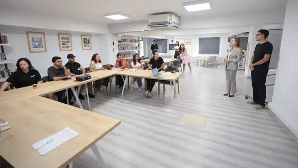 Başkan Mutlu, gençlerle yapay zeka atölyesinde buluştu