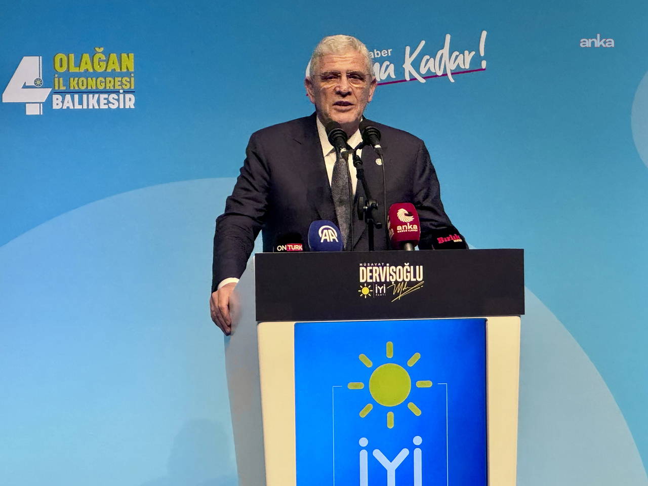 İYİ Parti lideri Müsavat Dervişoğlu: 'Abdullah Öcalan’ı devletle eşitleme bataklığına batıyorlar'