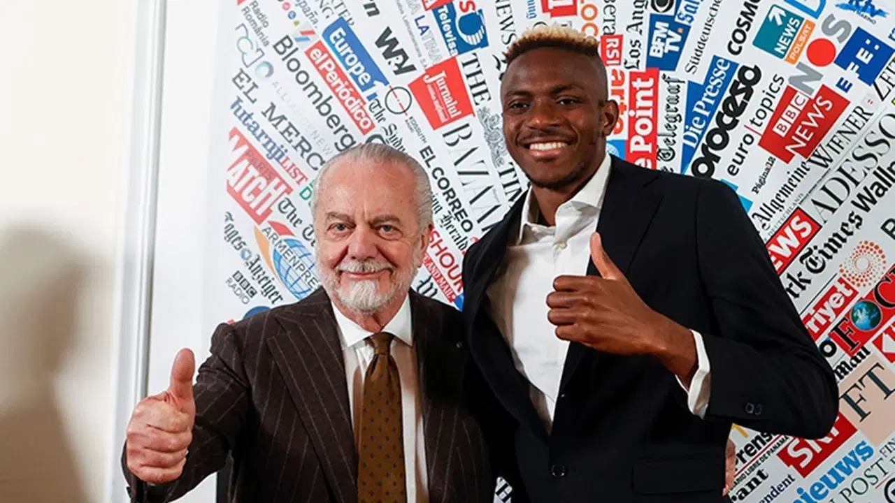 Aurelio De Laurentiis'ten Victor Osimhen açıklaması: 'Gerekli sözleşme koşullarını yerine getiren...' 