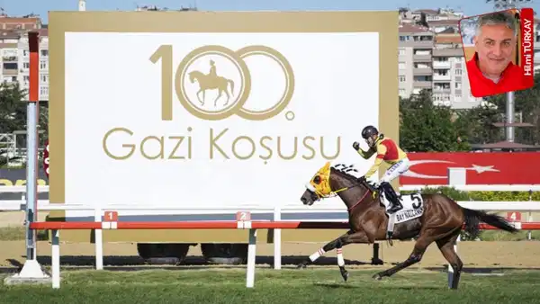 Atatürk adına 100. kez düzenlenen Türk at yarışçılığının derbisi Gazi Koşusu’nu 'Bay Nalçakan' isimli safkan jokeyi Halis Karataş’la kazandı