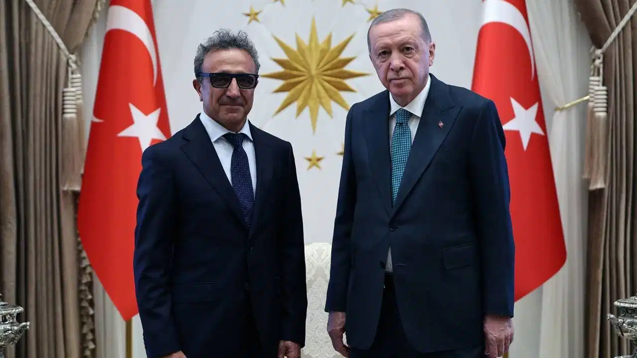 Erdoğan, Chobani'nin sahibi Hamdi Ulukaya ile görüştü