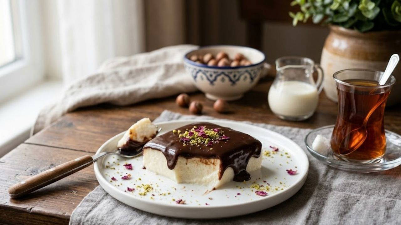 Tatlı krizlerine hızlı çözüm: Çikolata soslu tavuk göğsü tatlısı tarifi