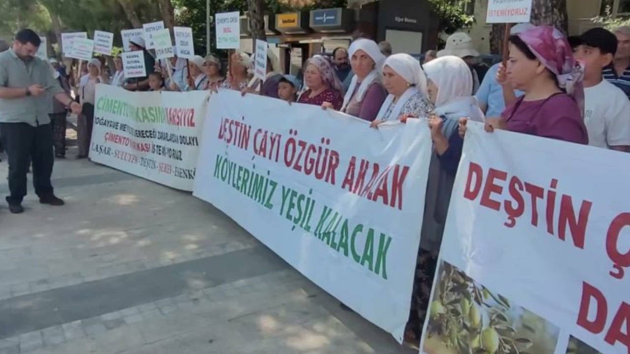 Muğla’da çimento fabrikasına karşı 'Adalet Nöbeti' başlatıldı