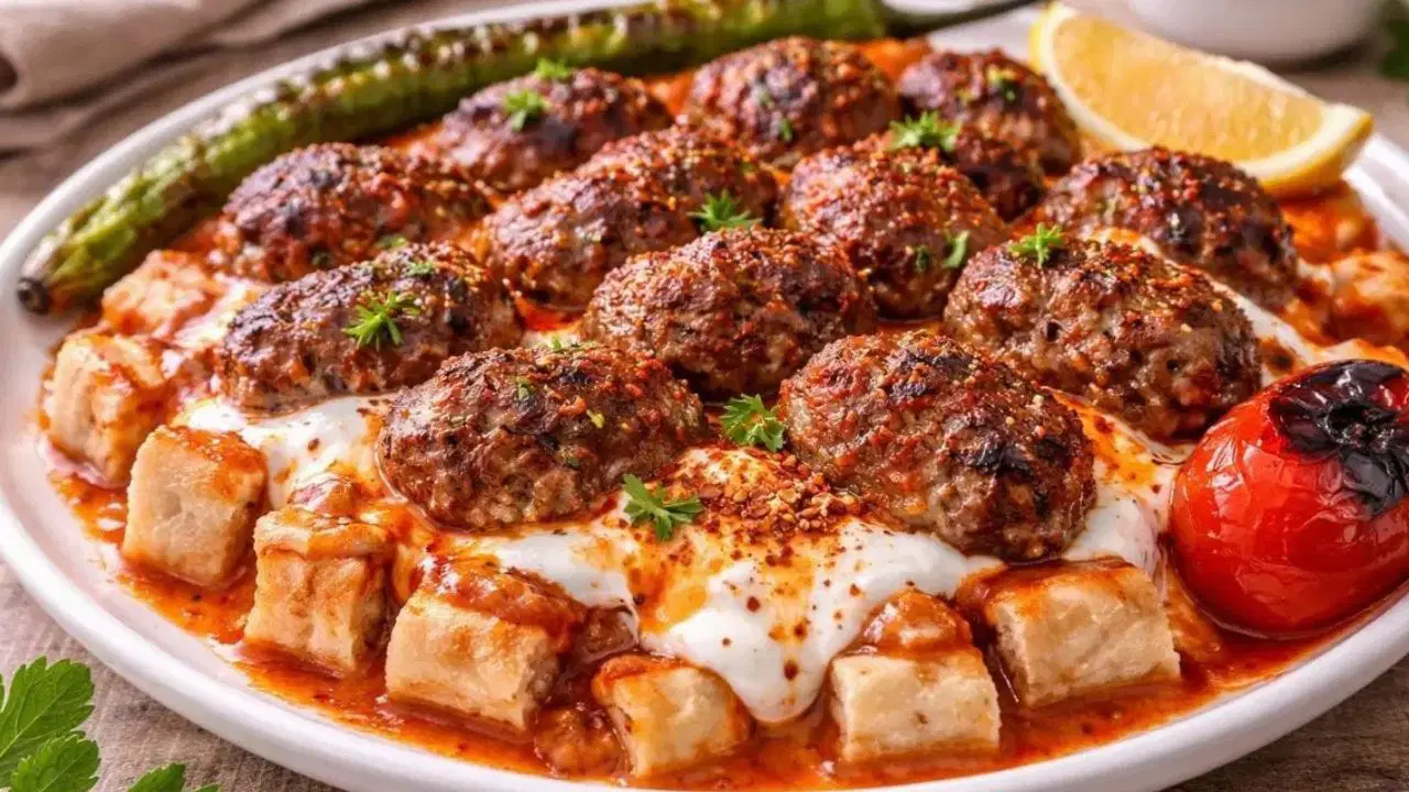 Tereyağlı sosuyla damak çatlatan lezzet: Pideli köfte tarifi