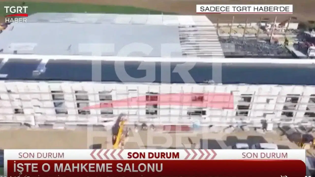 Silivri'de inşa edilen duruşma salonu… İBB davasının ilk duruşmasına yetişmeyeceği iddia edildi