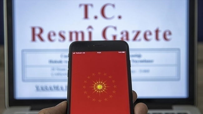Resmi Gazete'de yayımlandı
