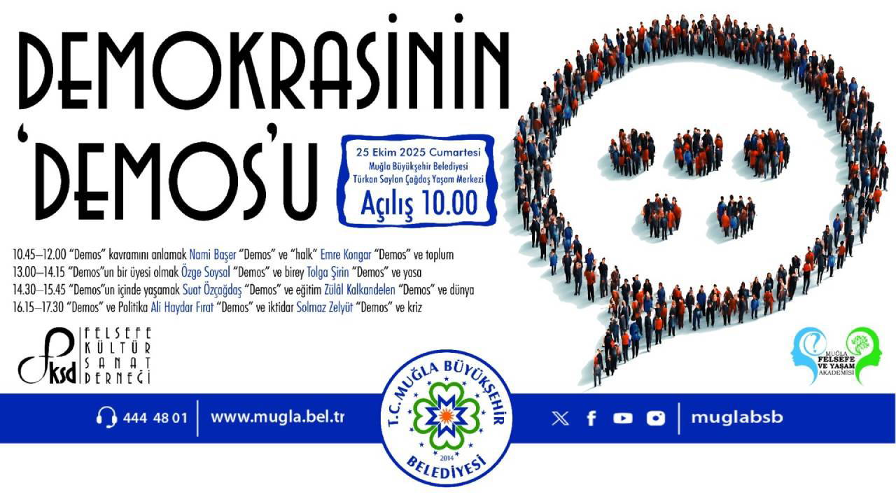 Muğla'da demokrasi sempozyumu: "Demokrasinin 'Demos'u" her yönüyle ele alınacak