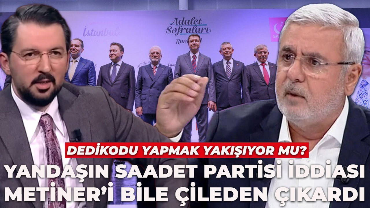 AKP'ye yakın Ferhat Murat'ın 'Saadet' iddiasına Metiner'den tepki geldi: 'Dedikodu yapmak yakışıyor mu?'