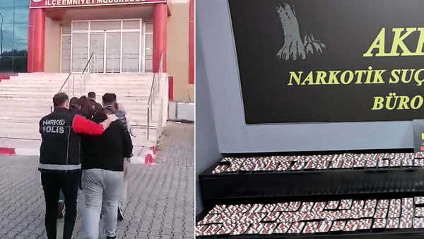 Manisa'da binlerce sentetik hap ele geçirildi: 4 kişi tutuklandı