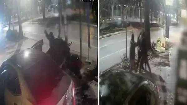 Takip edip, sopayla dövdüler: Kar maskeli 4 şüpheli yakalandı!