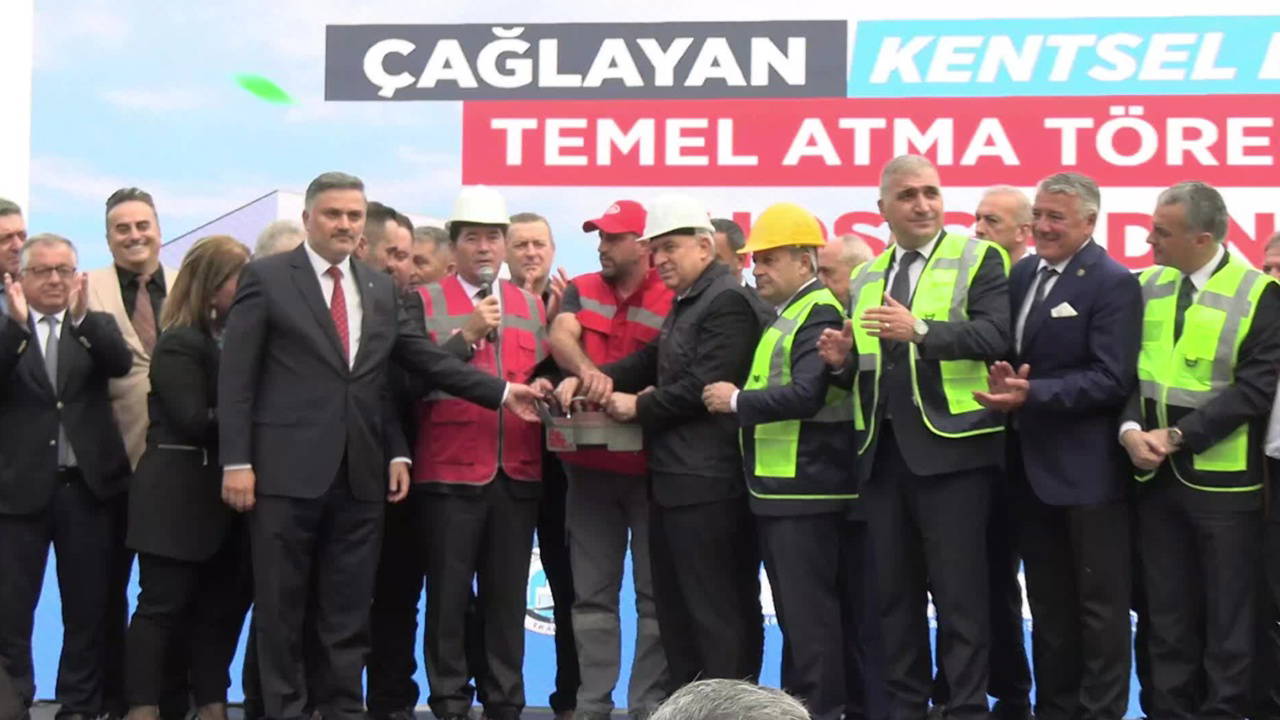 Trabzon'da Çağlayan Kentsel Dönüşüm Projesi'nin temeli törenle atıldı