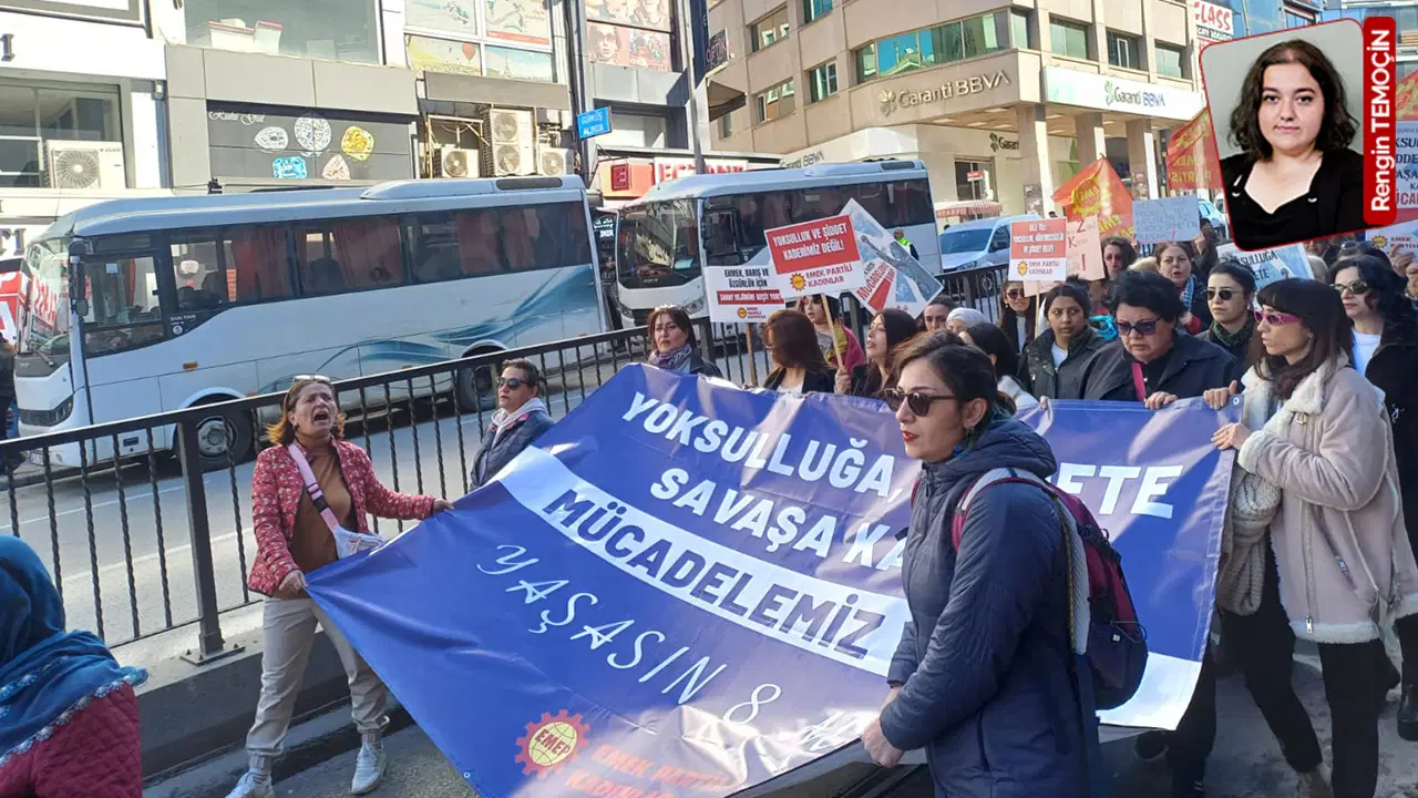 8 Mart Dünya Emekçi Kadınlar Günü'nde kadınlar Kadıköy'de toplandı