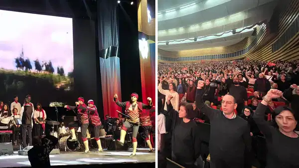 TKP'den Ankara'da 'Dalgaları karşılayan gemiler gibi: TKP meydan okuyor' etkinliği: 'Boyun eğme, memlekete sahip çık!'