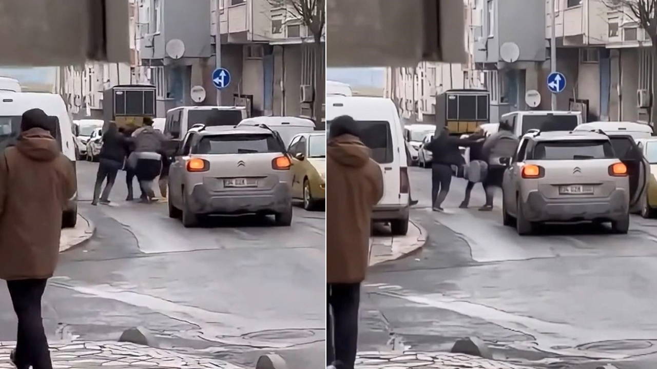 O anlar kamerada... Davulcular yumruk yumruğa kavga etti!