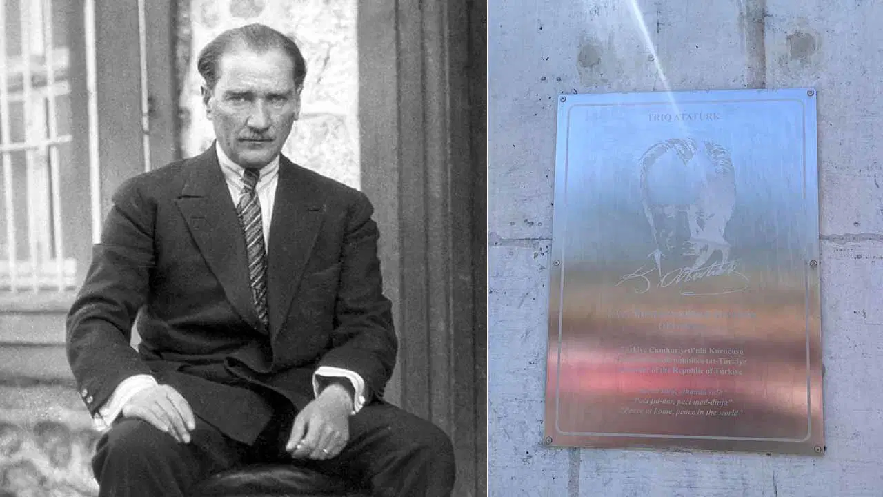 Avrupa'da işlek bir caddeye Atatürk'ün ismi verildi