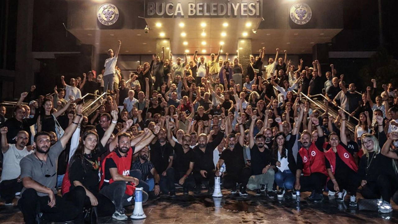 Buca Belediyesi'nde işçilerin eylemi sona erdi