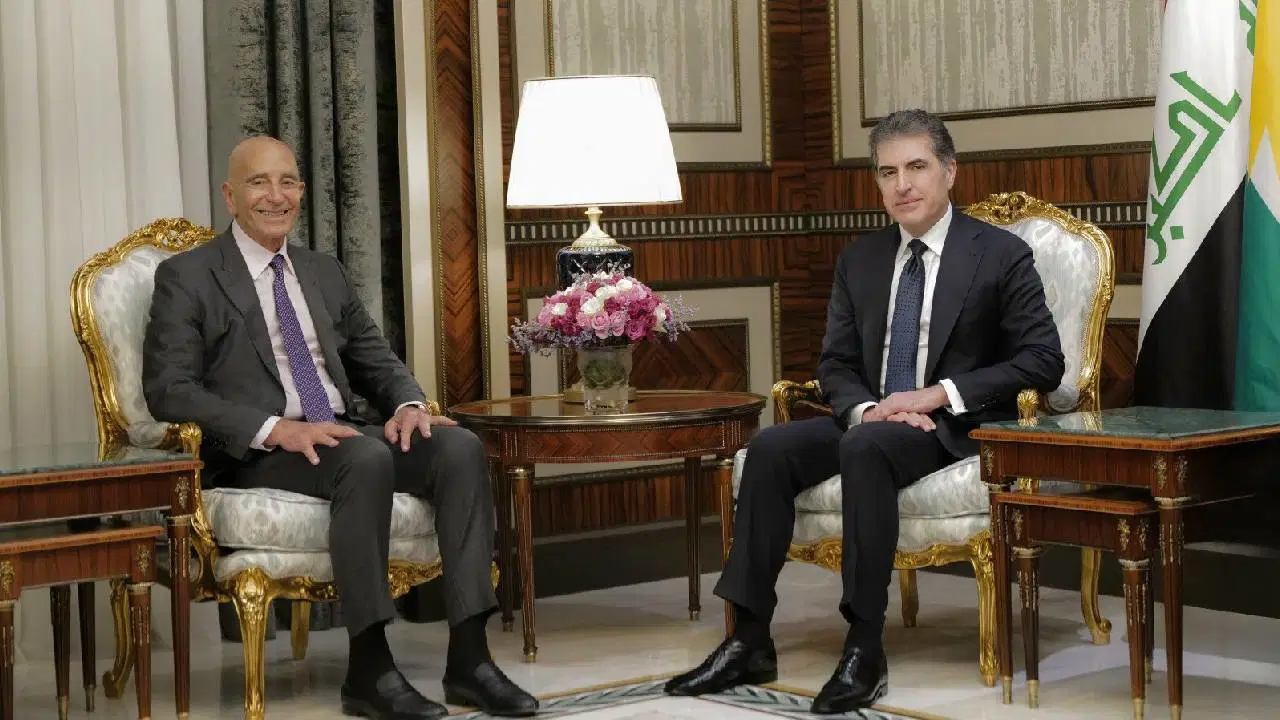 Neçirvan Barzani, Tom Barrack ile görüştü!