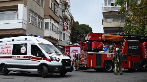 Bakırköy'de özel okulda yangın!