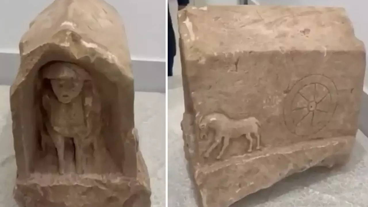 Kırıkkale'de tarihi eser kaçakçılığı operasyonu: Roma döneminden kalma 'mezar steli' ele geçirildi