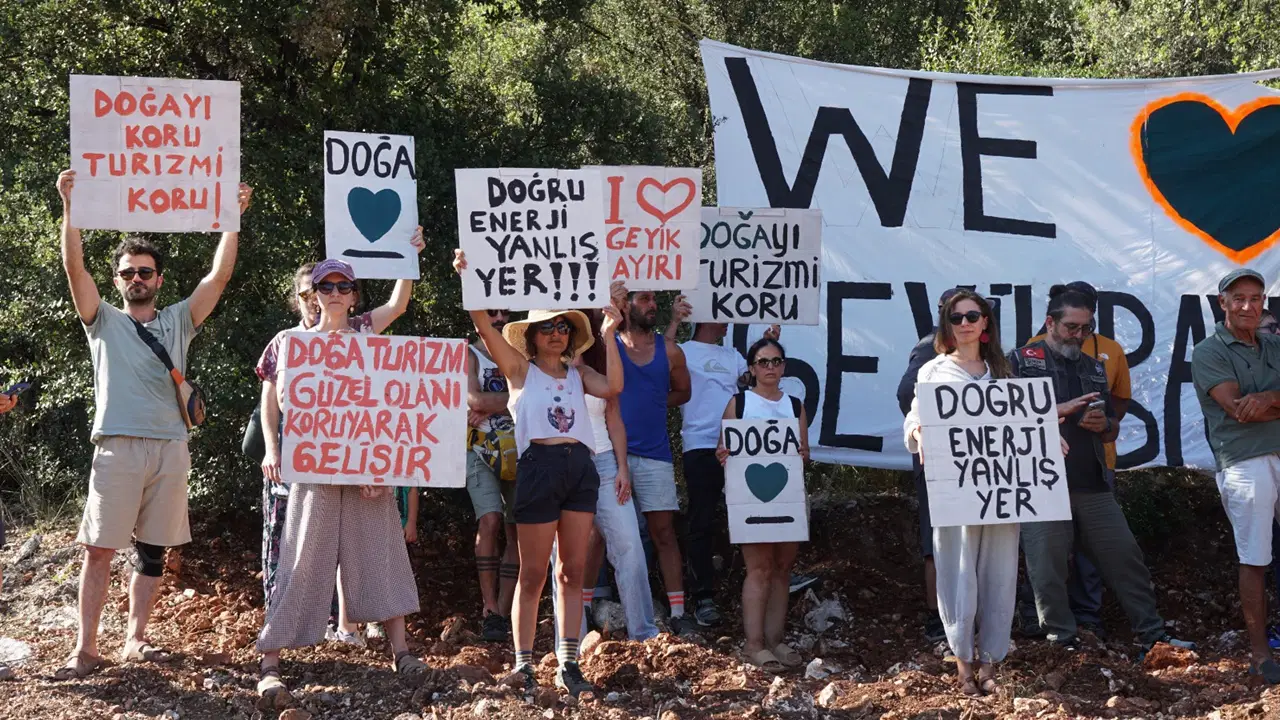 Geyikbayırı’ndan ortak çağrı: ‘Doğa güzel kalsın, enerji yer altına’