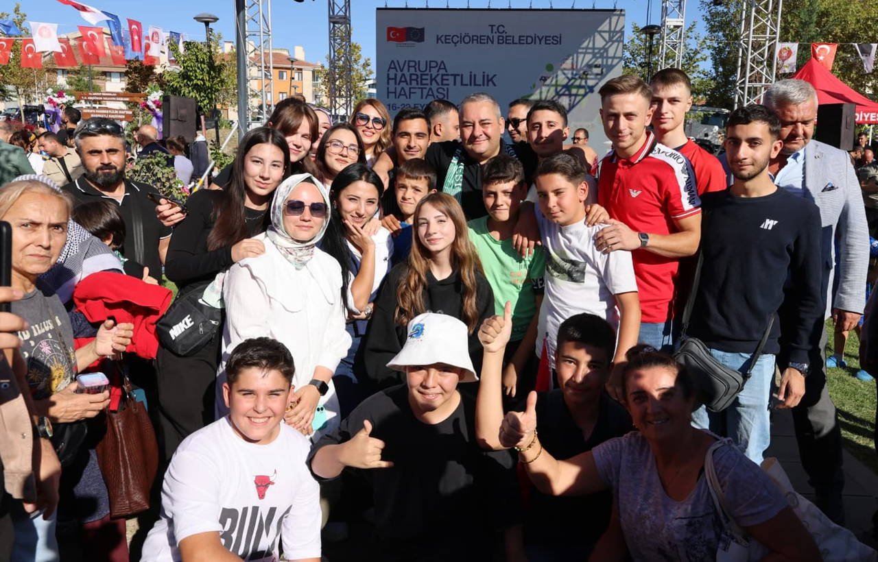 Keçiören’de Avrupa Hareketlilik Haftası coşkusu yaşandı