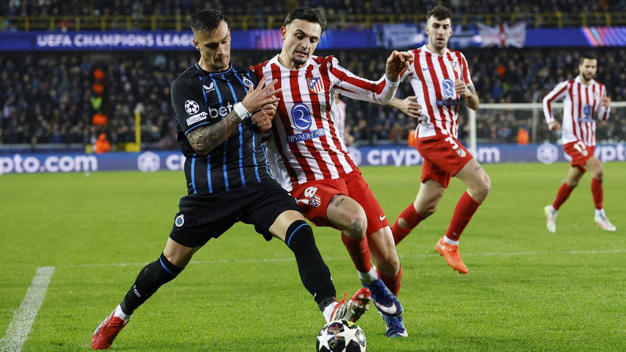 Atletico Madrid deplasmanda Club Brugge'a diş geçiremedi!
