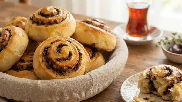 Kahvaltı sofralarına çok yakışan yumuşacık lezzet: Zeytinli çörek tarifi