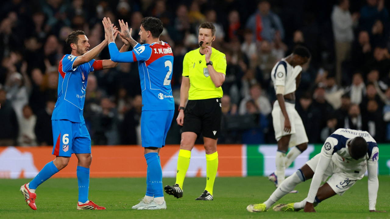 Atletico Madrid, Tottenham'a kaybetse de adını çeyrek finale yazdırdı! 