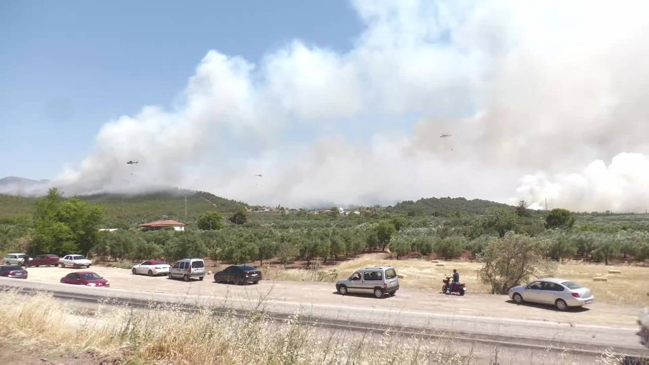 Manisa'daki orman yangını 3. gününde: Müdahale sürüyor!