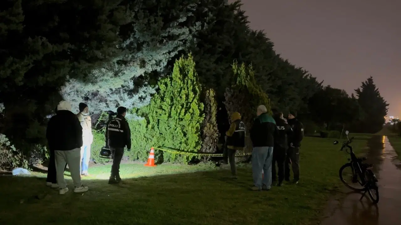 Ümraniye'de parkta ceset bulundu!