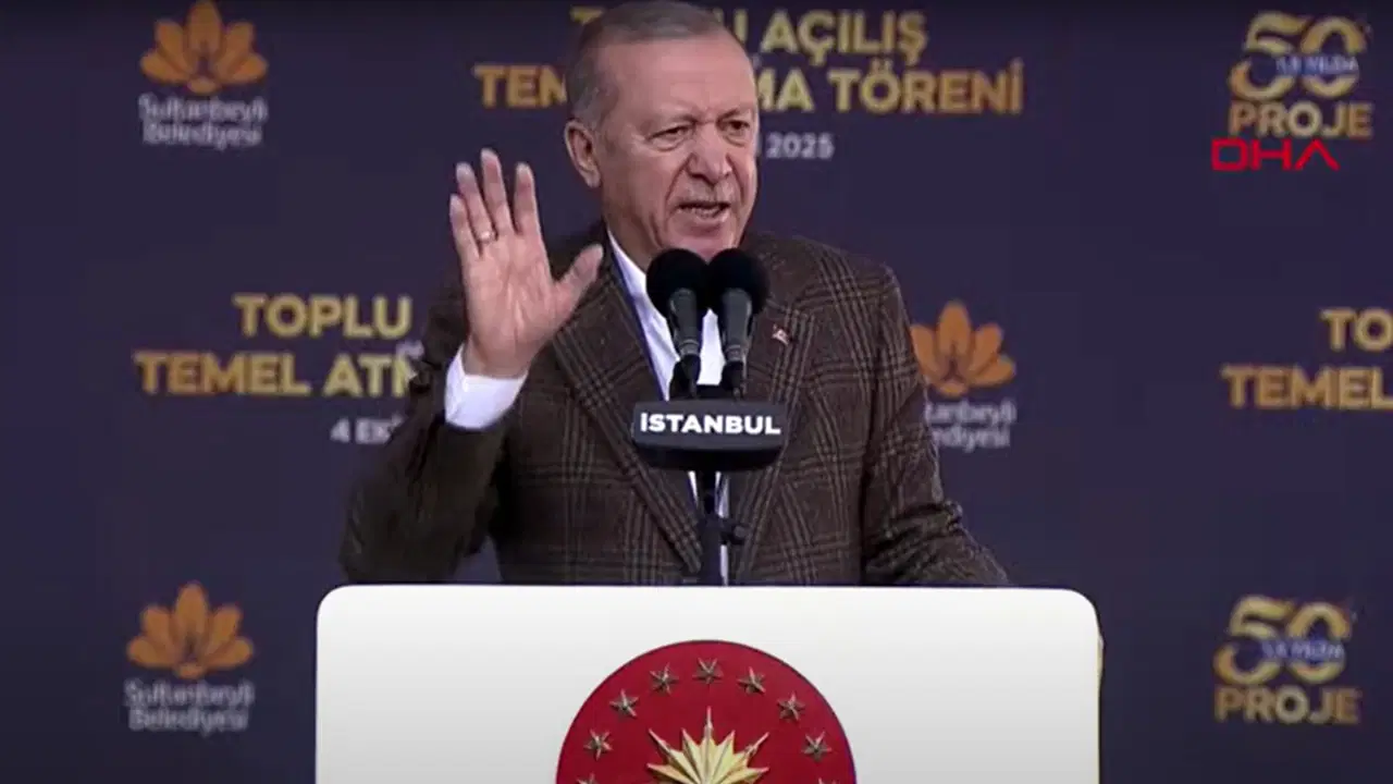 Erdoğan İstanbul'da operasyonları sahiplendi, Özgür Özel'i hedef aldı