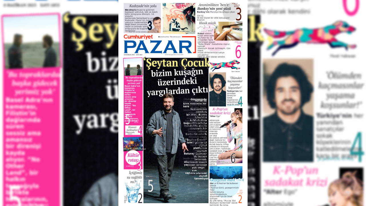 Cumhuriyet Pazar bu hafta da dopdolu!