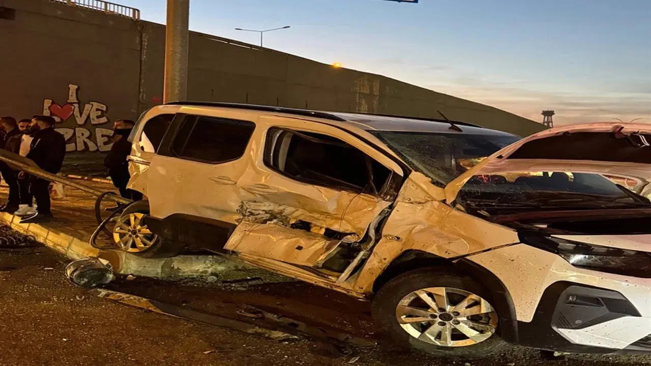 Cizre’de kontrolden çıkan vinç dehşet saçtı
