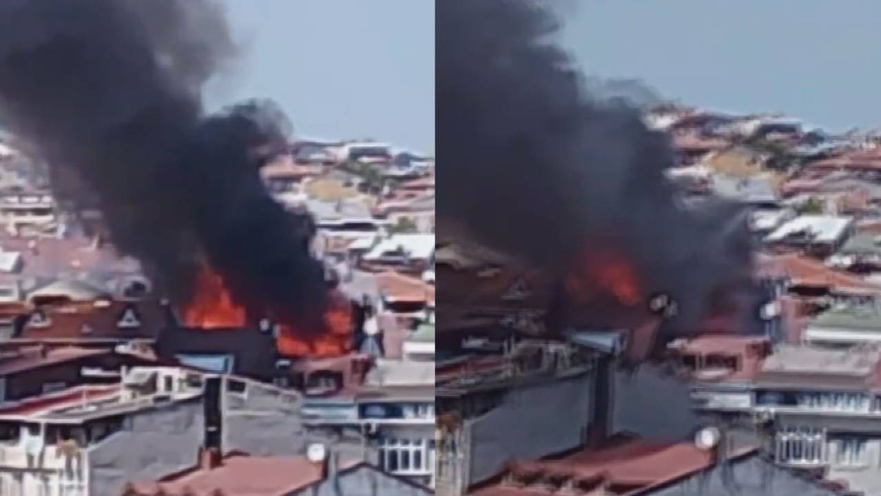 Son Dakika... İstanbul Gaziosmanpaşa'da korkutan yangın: Alevler yandaki apartmana da sıçradı!
