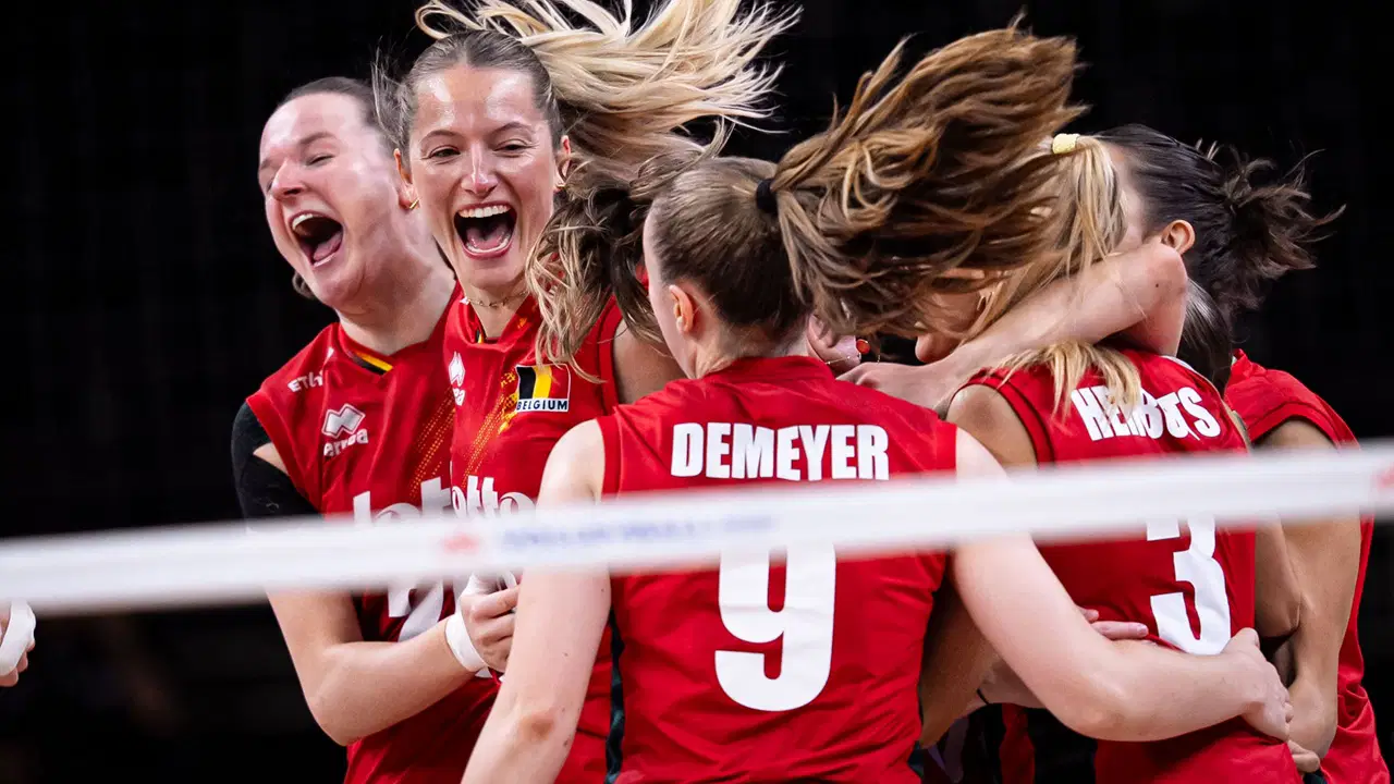Belçika Milli Voleybol Takımı, Fransa'yı devirdi