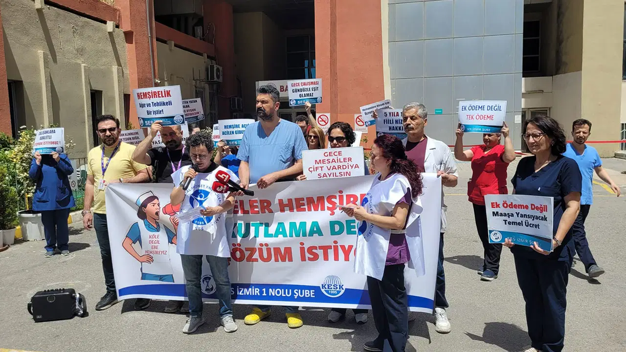 Hemşireler Günü’nde seslendiler: İzmir'de ebe ve hemşirelerden çözüm çağrısı