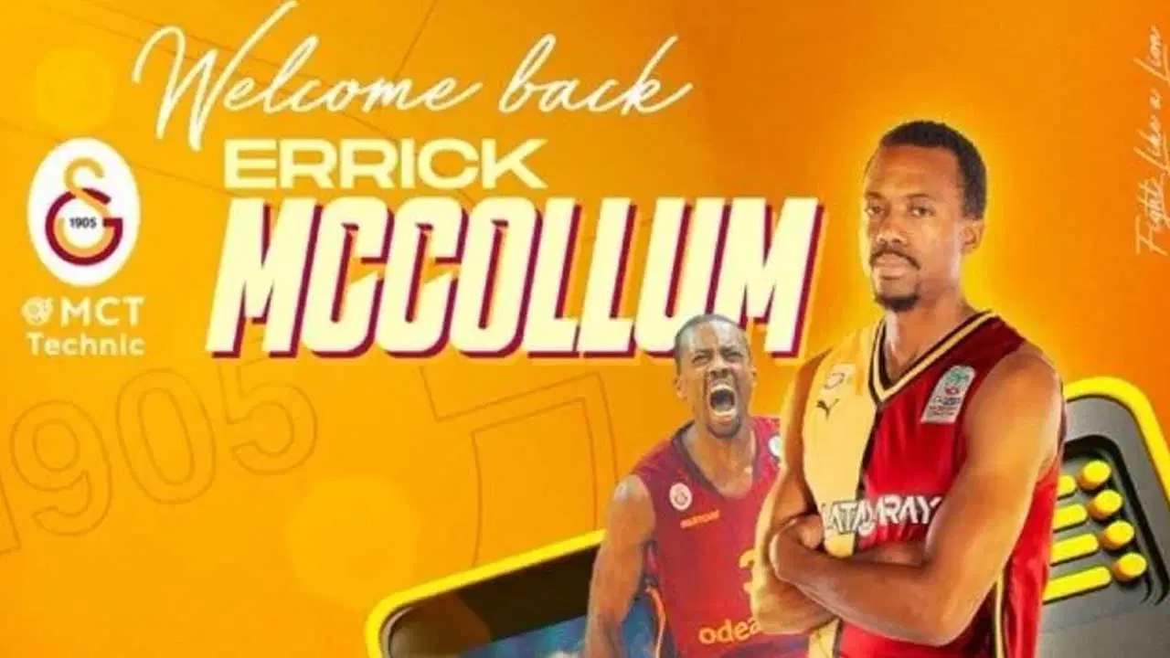 Resmi açıklama geldi! Errick McCollum Galatasaray'da!