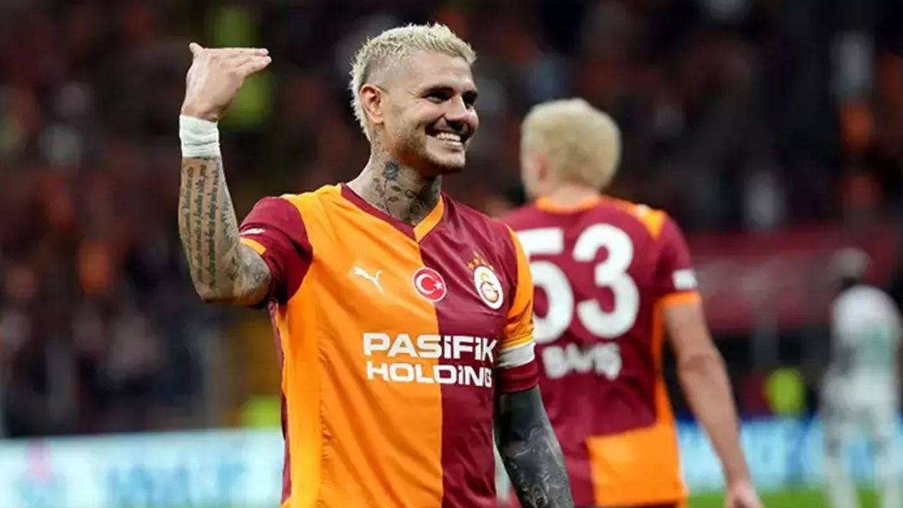 Mauro Icardi, Galatasaray formasıyla dalyayı yaptı!