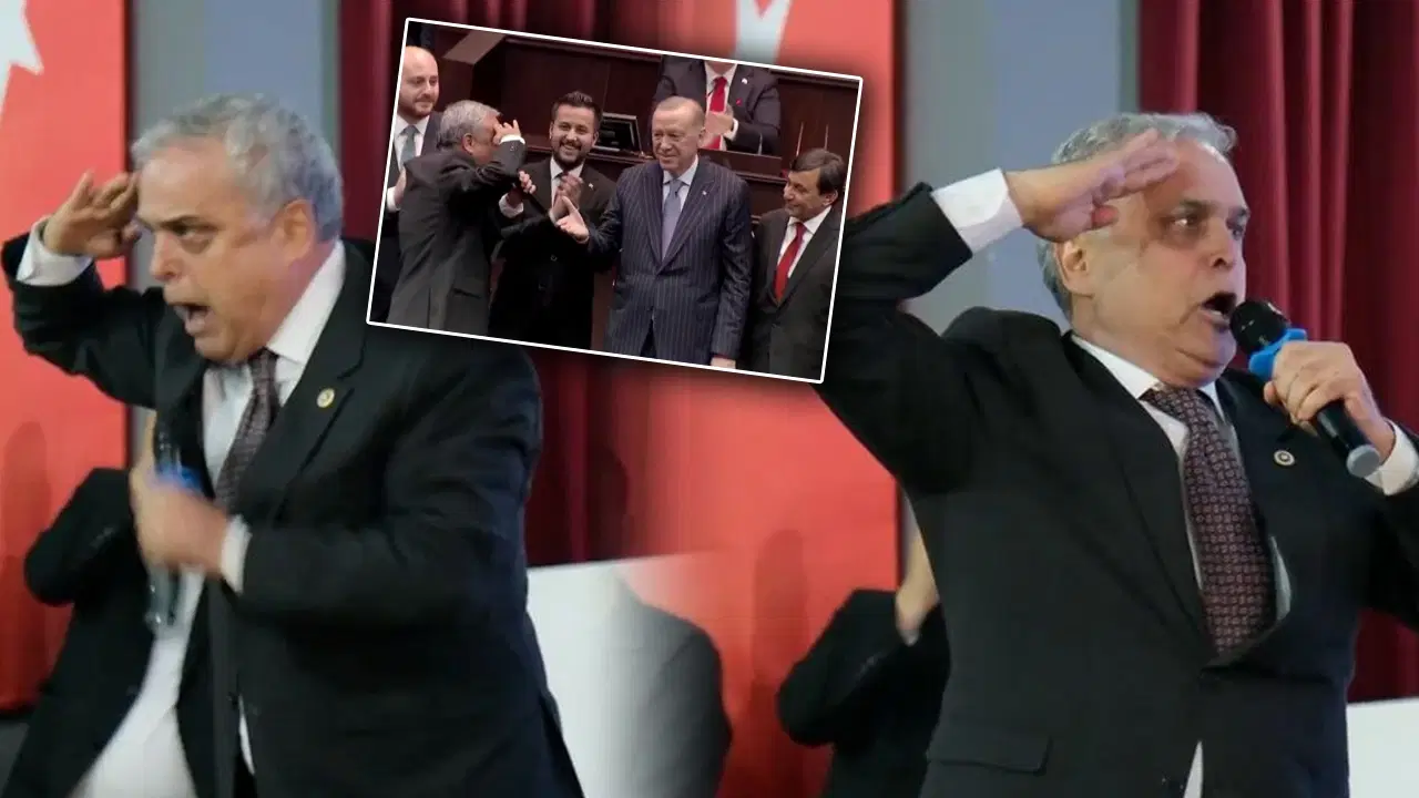 AKP'ye geçen Hasan Ufuk Çakır, Erdoğan'a 'ikinci kez' selam durdu: Bu kez fotoğrafına...