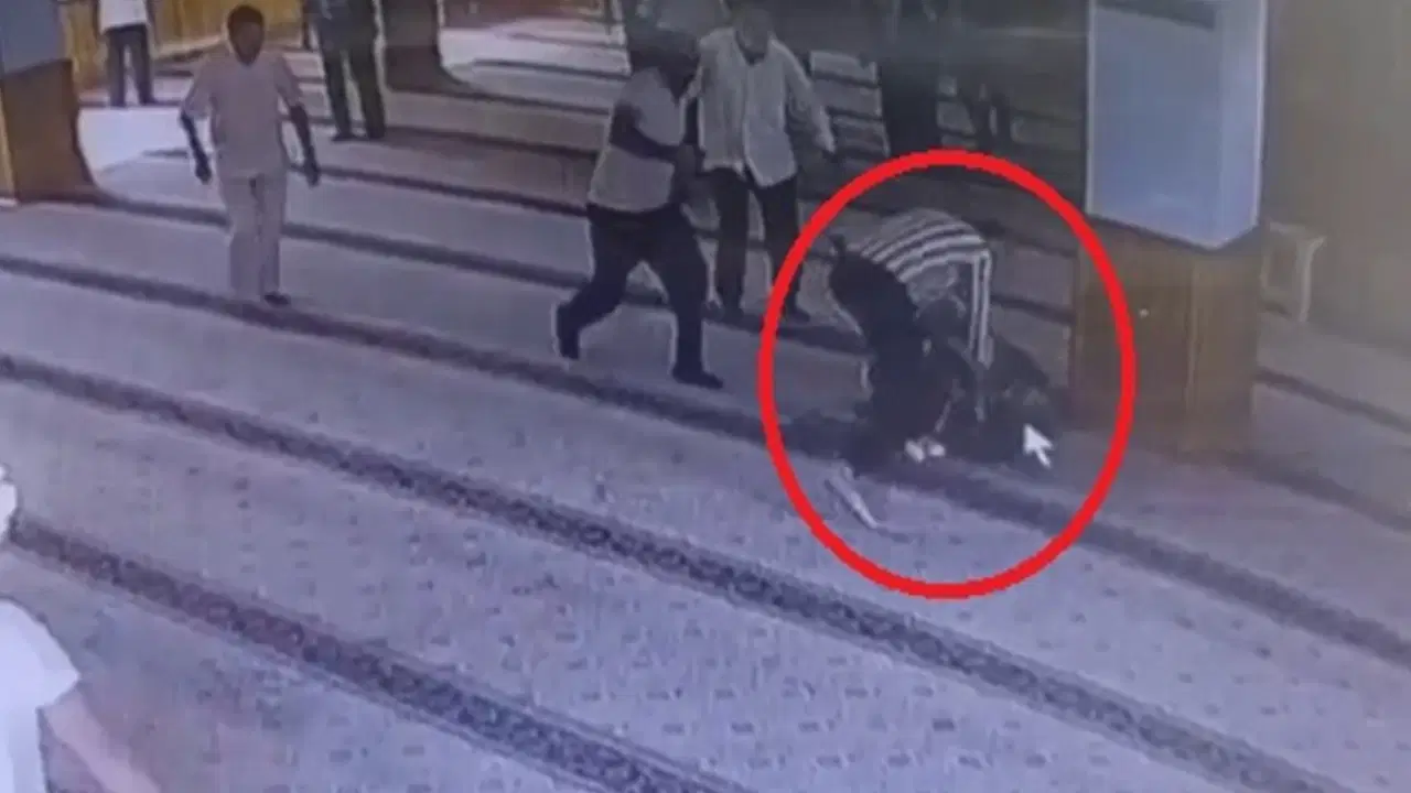 Camide komşusunu katletti: Cinayet anının görüntüleri ortaya çıktı!