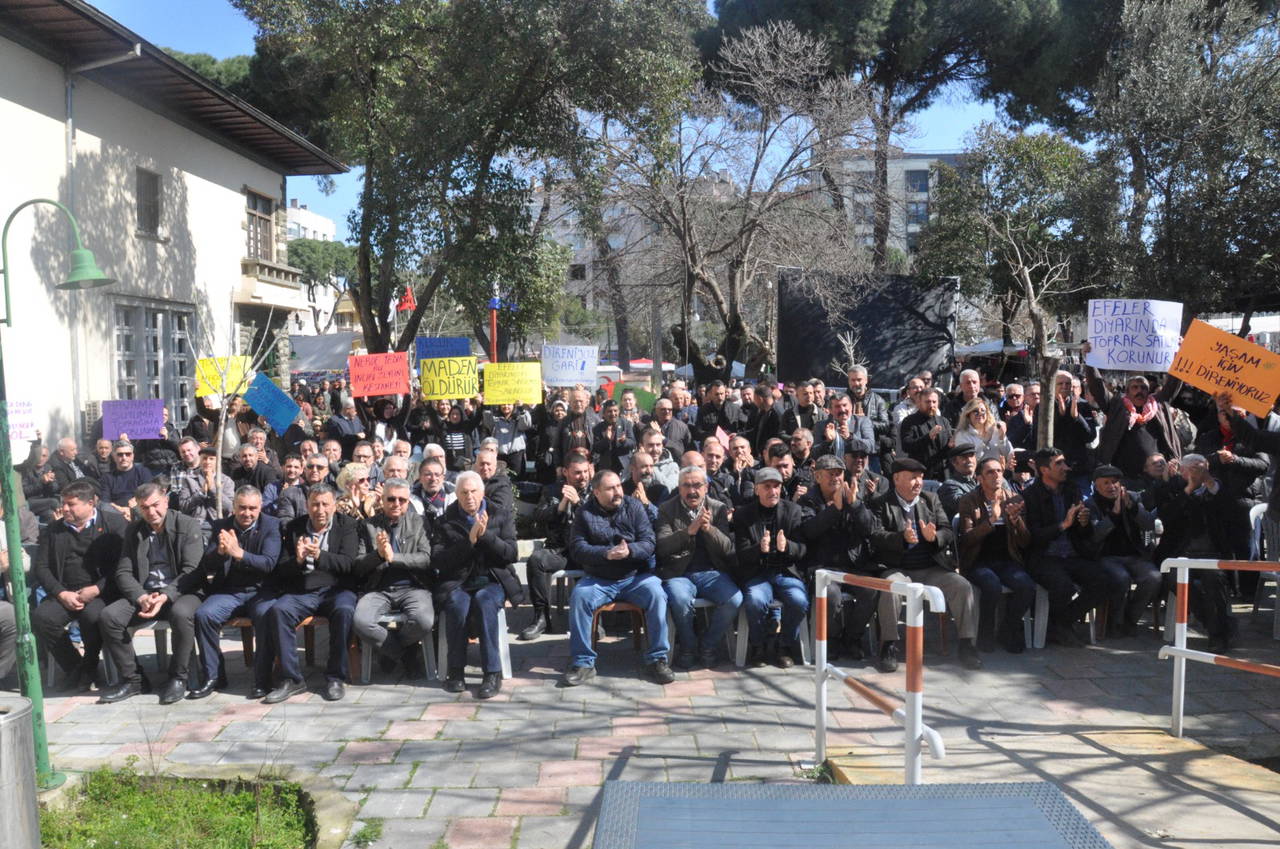 Ödemiş’te altın madeni tepkisi: Toprağın üstü altından kıymetlidir