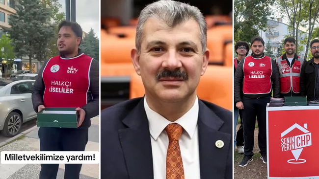 CHP'li gençlerden ironik protesto