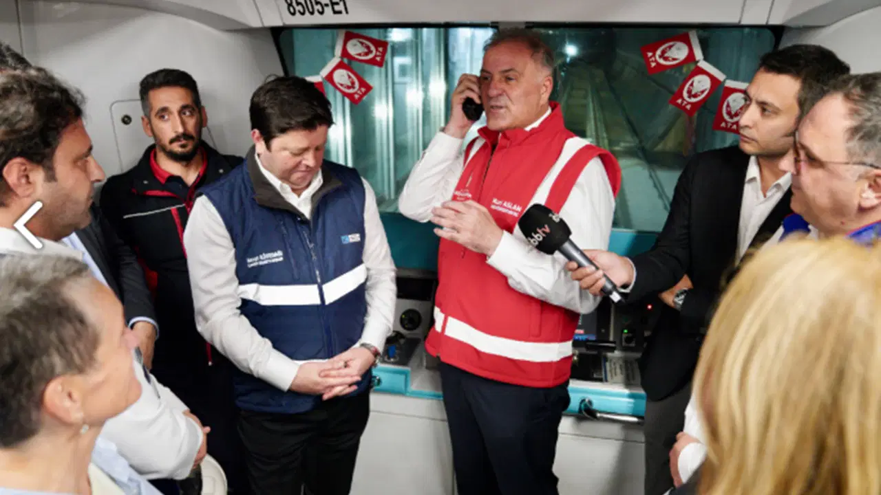 Test sürüşü yapıldı: Ümraniye-Ataşehir-Göztepe Metro Hattı bu yıl sonu açılıyor