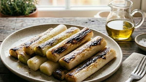 Fırından gelen hafif ve aromatik lezzet: Köz pırasa tarifi