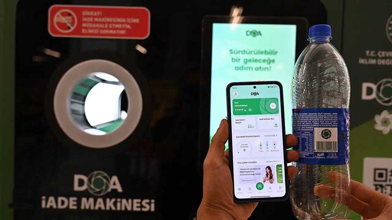 'DOA' ile ilk günde 1.5 milyon şişe toplandı: Her şişeye 1 TL iade...