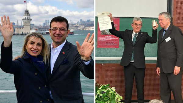 Alman Immanuel Kant Vakfı'ndan, İmamoğlu çiftine 'Dünya Vatandaşlığı Ödülü'