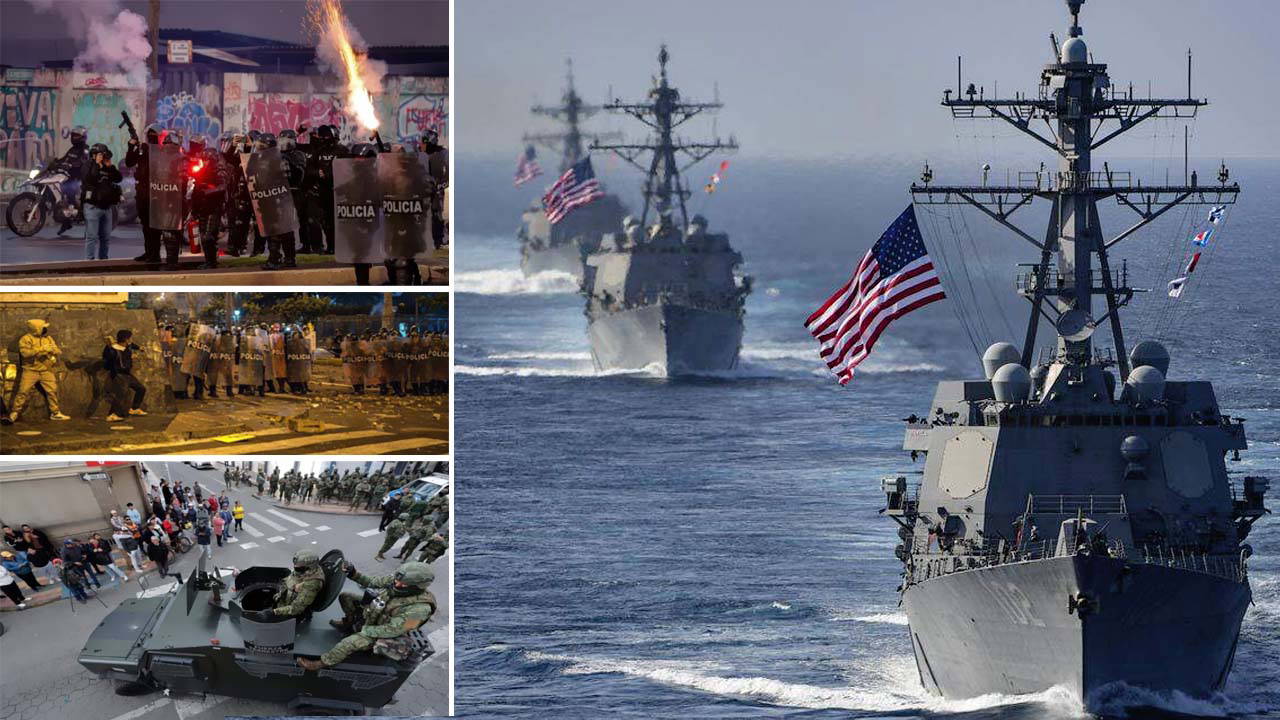 Peru sokakta, Ekvador direniyor, Venezuela alarmda!