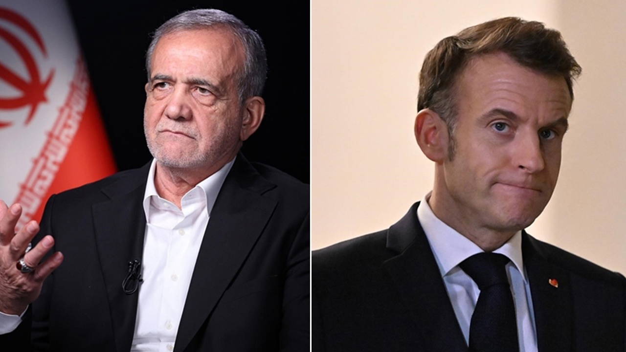 Pezeşkiyan, Macron ile görüştü: Avrupa ülkelerini eleştirdi