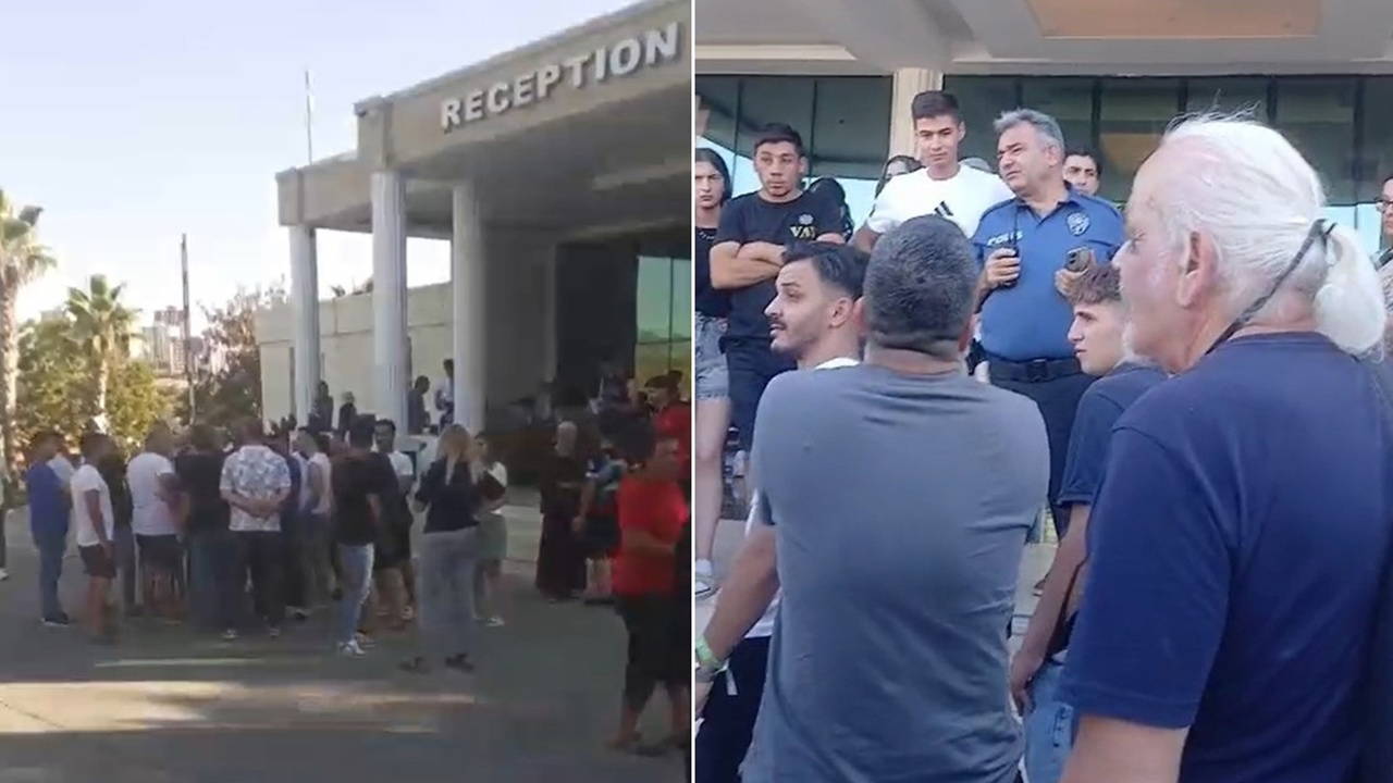 Otel çalışanları maaşlarını alamadığı için iş bıraktı